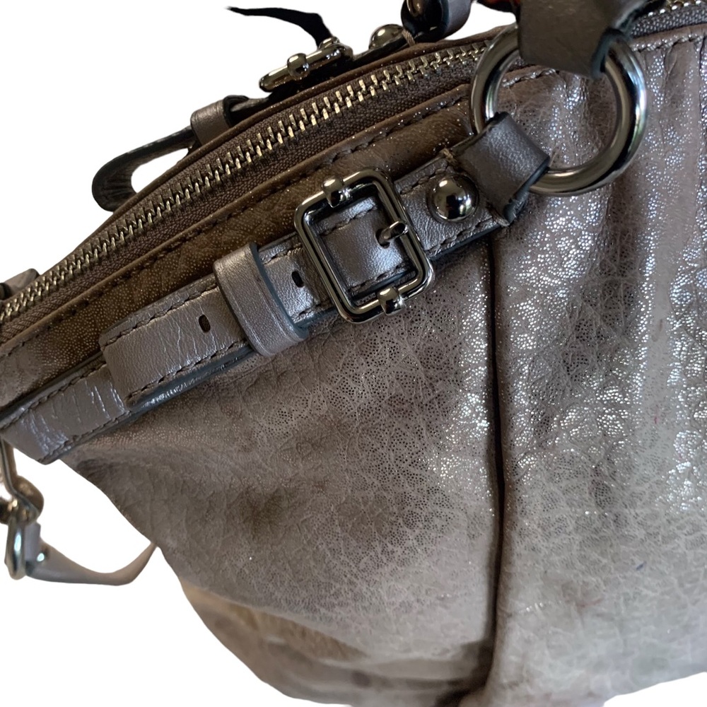 COACH MADISON SOPHIA METALLIC SATCHEL BAG - Picture 10 of 16